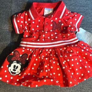 NWT Minnie Mouse dress for 0-3 months